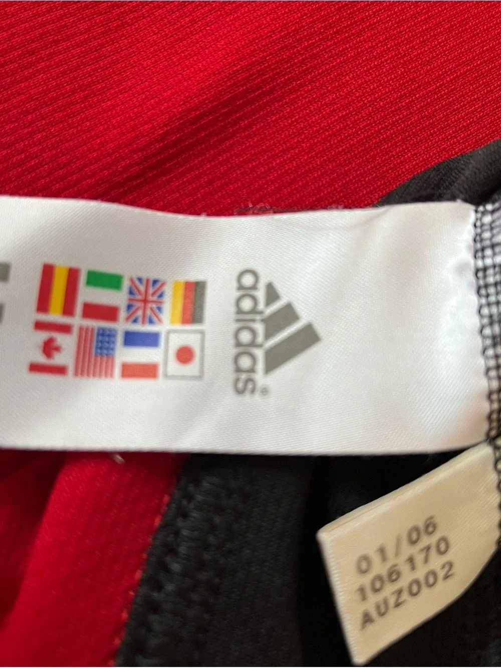 Adidas Men’s Red Performance Short Sleeve Training Shirt